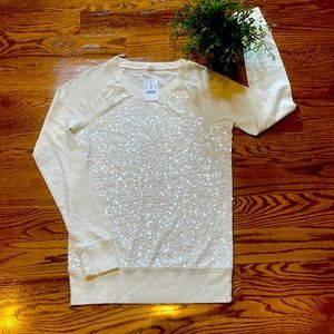 NWT J Crew Sequined Embellished Sweatshirt